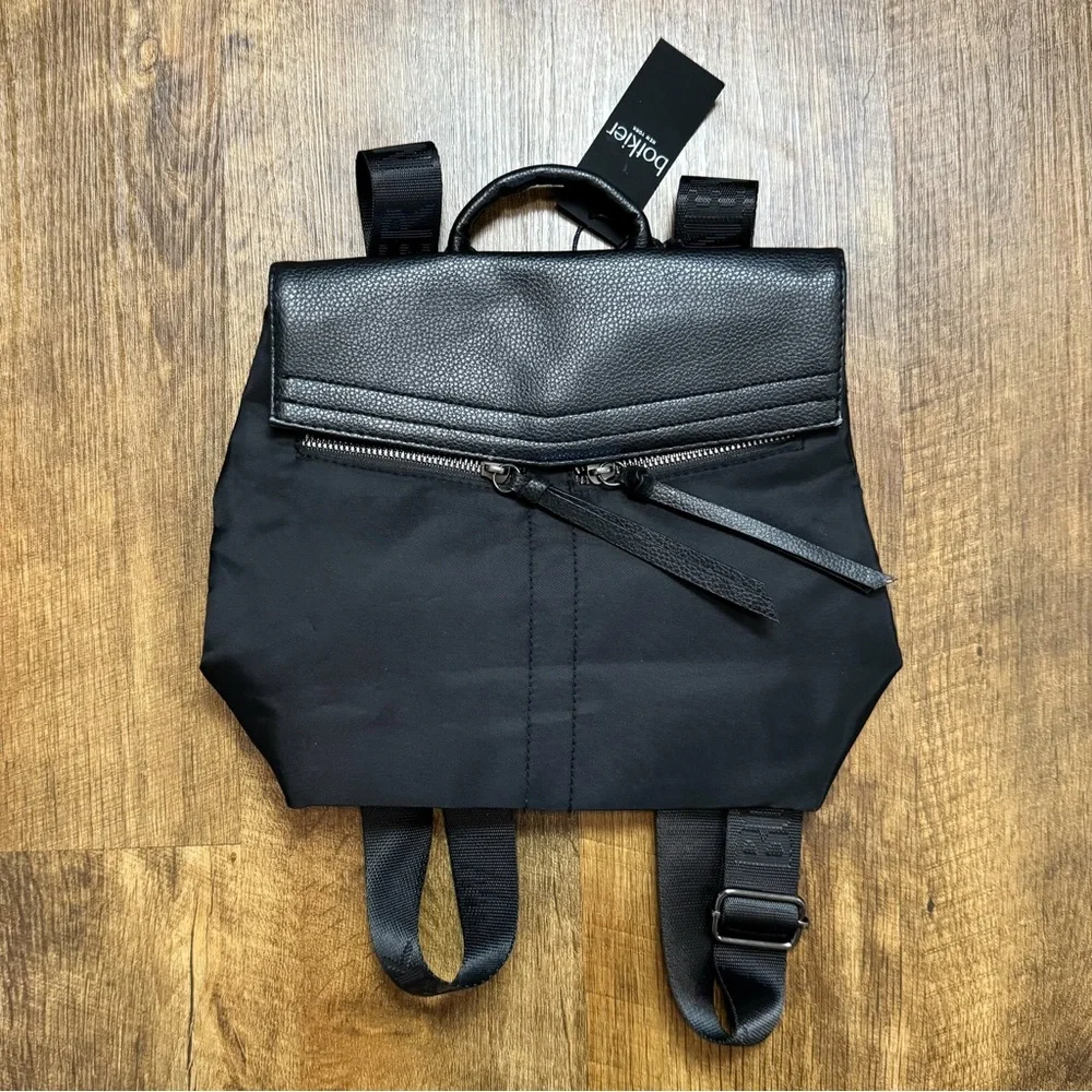 NWT Botkier New York Mini Trigger Backpack Black